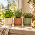 Meadow Windowsill Herb Planter Trio — garden lifestyle