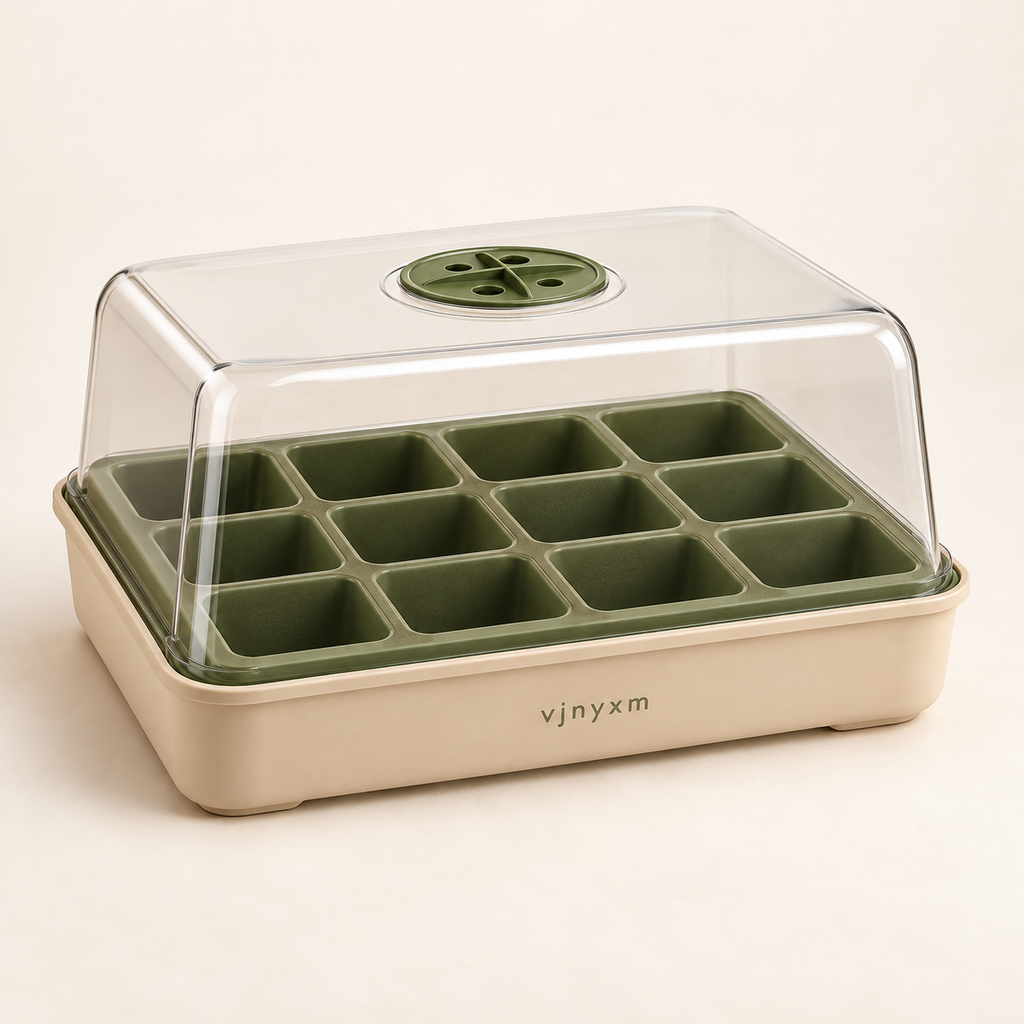 Sprout Covered Seed-Starting Tray — studio product view
