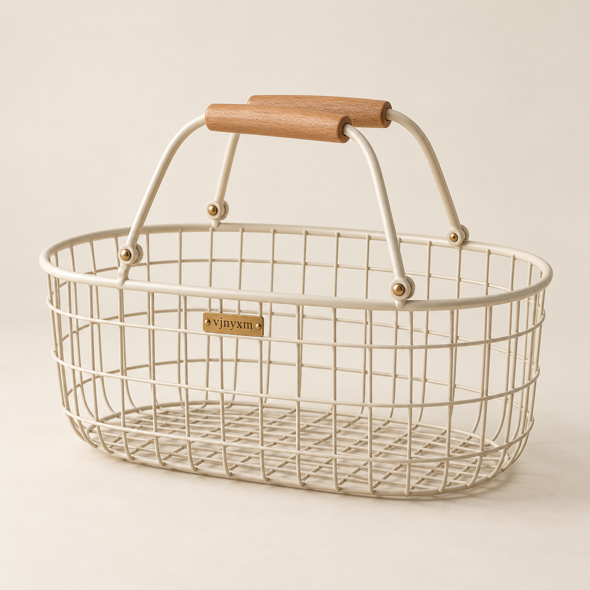 Orchard Wire Garden Harvest Basket — studio product view